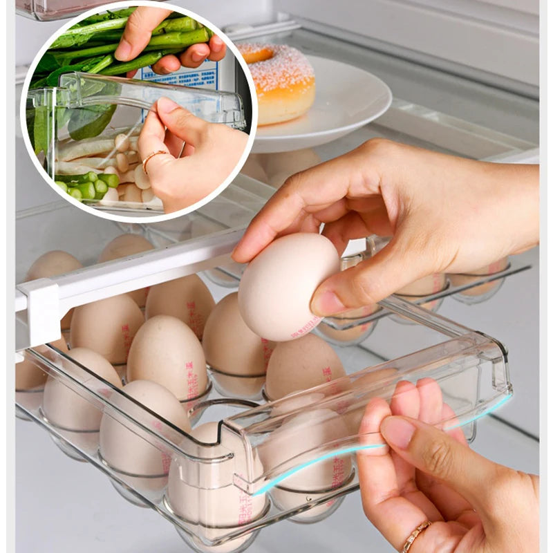 Transparent Fridge Organizer