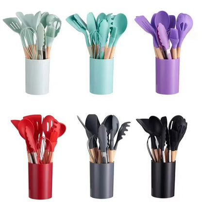 Silicone Cooking Utensils Set